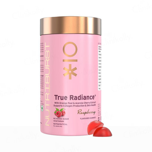 Nutriburst True Radiance Collagen Nutraceutical Gummies - Raspberry Flavour